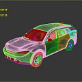 Green SUV With Modern Sleek Body Design Black Roof And Shiny Wheels