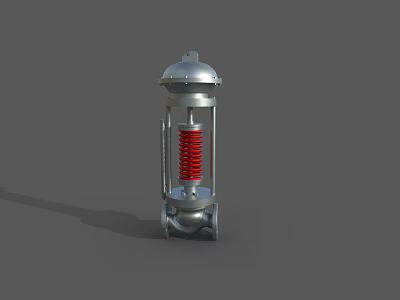 Self-operated pressure regulating valve all stainless steel self-operated pressure regulating valve natural gas pressure reducing and stabilizing valve regulating valve pressure regulating valve 3d model