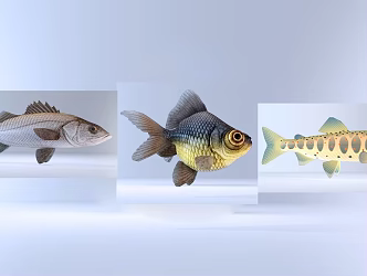 Modern Fish 3d model
