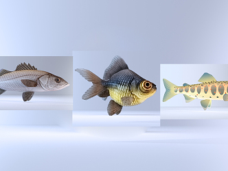 Modern Fish 3d model