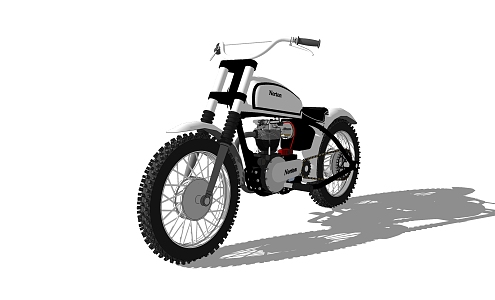 Modern Motorcycle 3d model