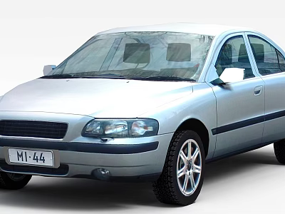 Silver Classic Sedan Car With Alloy Wheels And Front Headlights Design 3d model Silver Classic Sedan Car With Alloy Wheels And Front Headlights Design 3d model