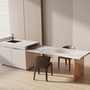 Modern table combination 3d model