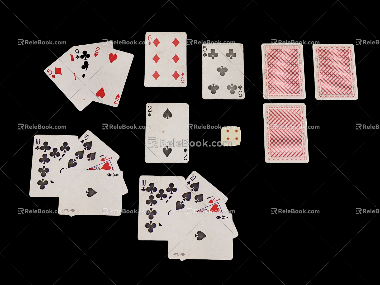 Modern Poker 3d model