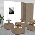 modern shelf 3d model
