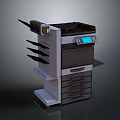 Modern Printer Copier Black and White Copier Color Copier Sharp Copier 3d model