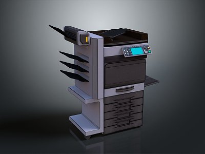 Modern Printer Copier Black and White Copier Color Copier Sharp Copier 3d model