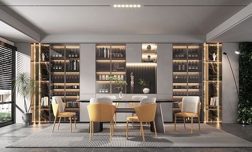 Modern Restaurant 3d model