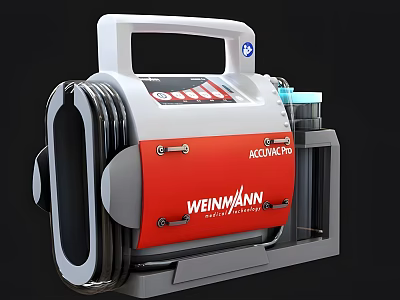Weimann AccuMoto Industrial Equipment Portable Design With Control Panel And Transparent Tank For Construction 3d model