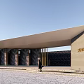 Modern Gate Simple Entrance Gate 3d model