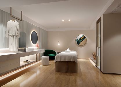 Light Luxury SPA Beauty Room 3d model