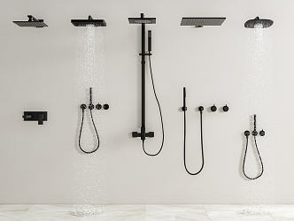 Modern Shower 3d model