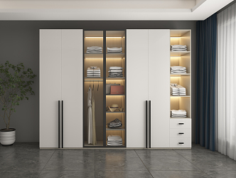 Modern wardrobe 3d model