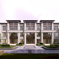 New Chinese Townhouse 3d model