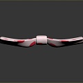 Bow tie decorations bow tie green bow tie accessories female supplies daily necessities 3d model