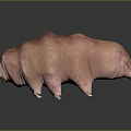 Game Movie Character Pink Bulbous Body With Smooth Skin And Short Legs