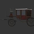 Modern Carriage Luxury Carriage 3d model