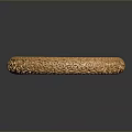Golden Carved Bracelet With Intricate Filigree Patterns For Elegant Accessory
