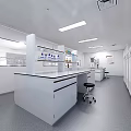 Pre-laboratory preparation room of training school 3d model