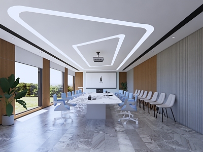 Modern conference room office 3d model