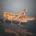 grasshopper insect cartoon locust animation locust anime locust anime game character 3d model