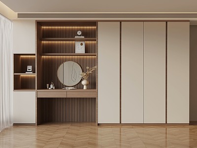 04 modern minimalist wardrobe 3d model