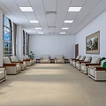 Modern Reception Room 3d model