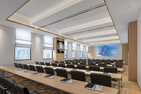 Modern Conference Hall Teaching Conference Room 3d model