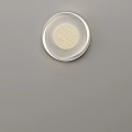 Modern Minimalist Bedroom Ceiling Light With Round White Simple Design 3d model