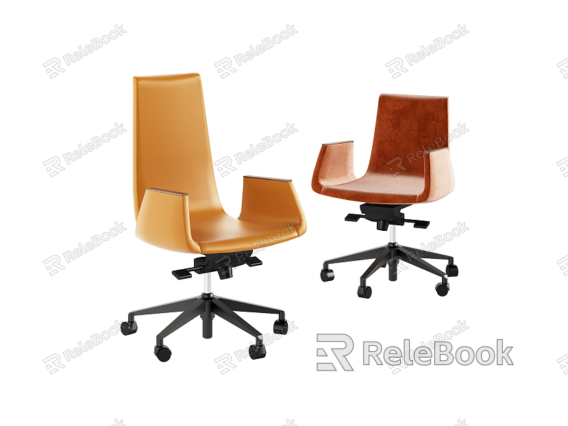 Modern Office Chair Simple Swivel Chair model