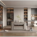 Modern Light Luxury Entryway Cabinet And Side Cabinet With Spacious Storage And Soft Warm Lighting
