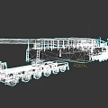 Large Military Weapon System With Long Barrel And Tracked Base Structure 3d model