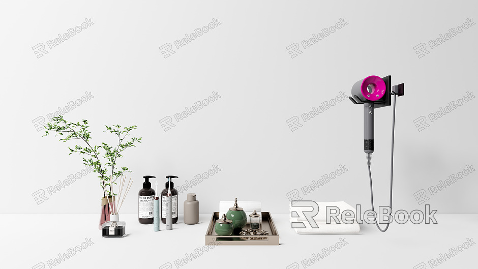 Modern toiletries ornaments model