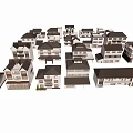 Rural Self-built Homes Featuring Traditional And Modern Architectural Styles With Diverse Roof Designs