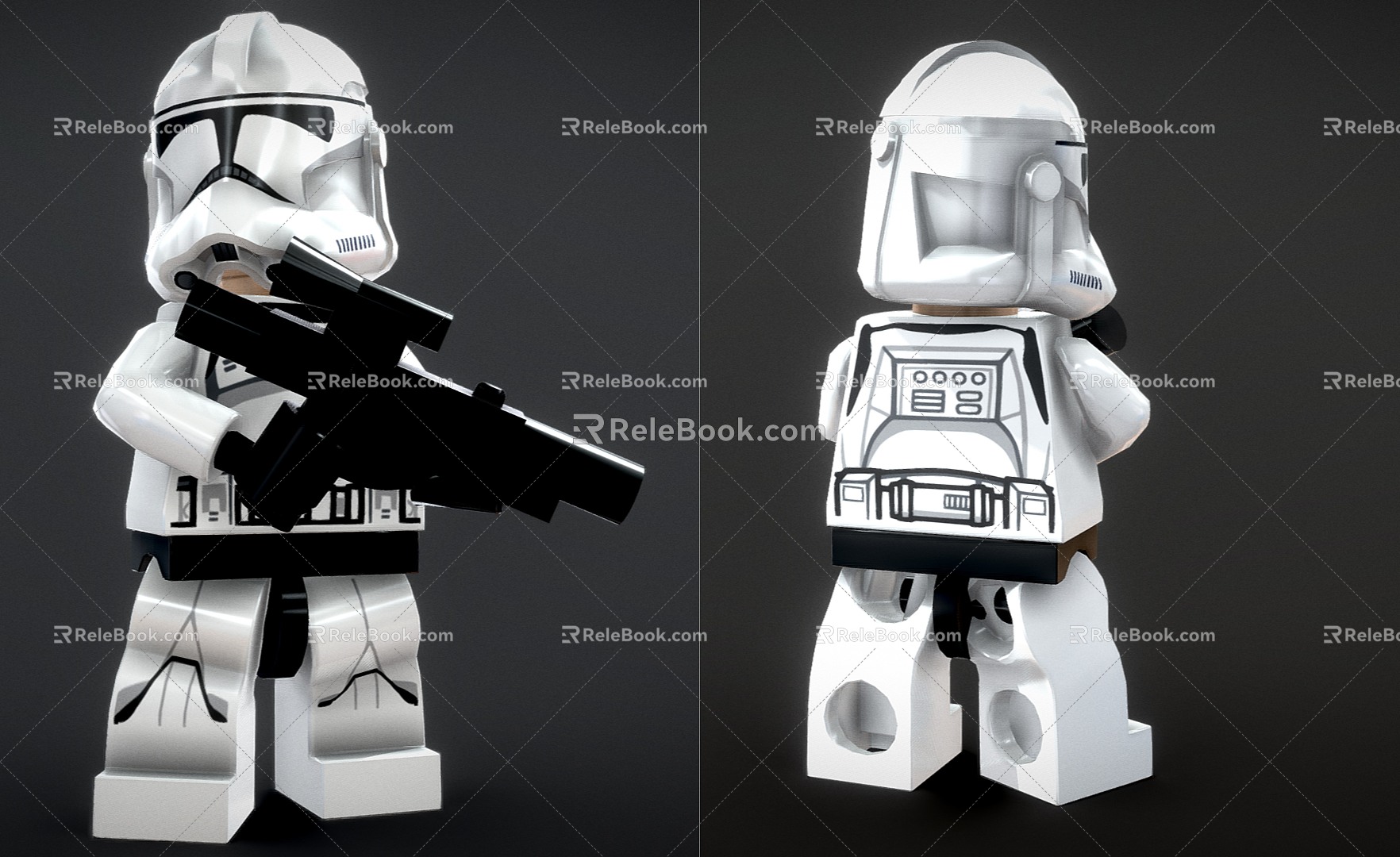 Toy Handmade Lego Doll Star Wars Toy 3d model