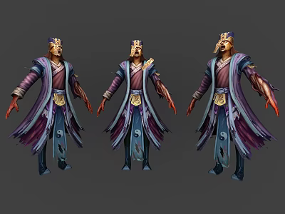 Modern Zombie King 3d model