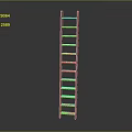 Wooden Ladder Design For Home Decor With Vertical Structure And Vintage Style