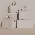 Luxury Designer Luggage Collection With Checkerboard Monogram Patterns Leather Handles And Structured Shapes