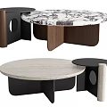 Cattelan round coffee table 3d model