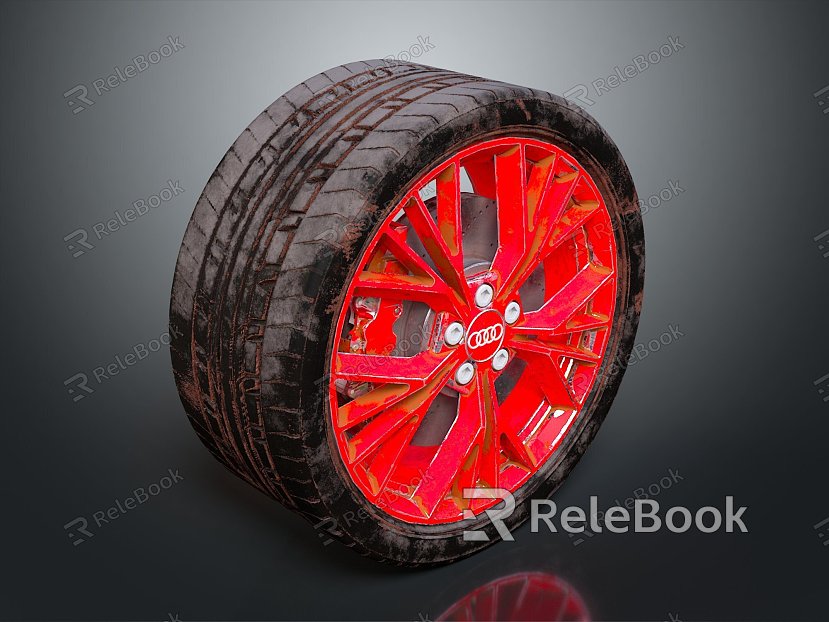 Modern Tire Wheel Wheel New Tire model