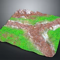 Rock Block Rock Block Rock Specimen Boulder Big Stone Block Rock Stratum Rock Stratum Rock Stratum Rock 3d model