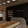 Modern Beauty and Hair Salon Interior With Open Layout Wooden Decor Lighting and Display Shelves