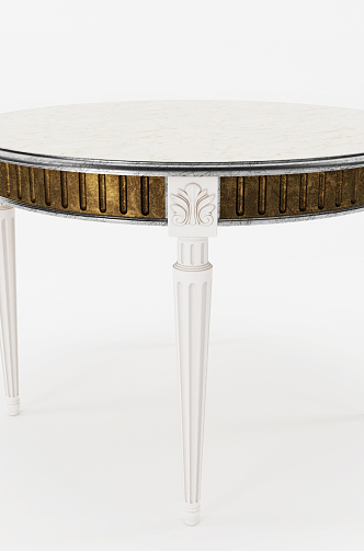 European round table 3d model