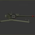 laser tower turret turntable sci-fi tower defense game tower defense sci-fi turret game turret game turret 3d model