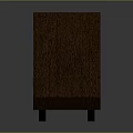 Modern Wooden Side Table With Glass Top Drawer And Sturdy Legs