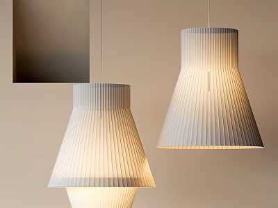 Modern chandelier cream chandelier 3d model