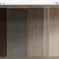 Natural Wood and Gray Wall Paneling Options for Modern Interior Design