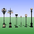 Outdoor Lights Featuring Various Decorative Styles And Metal Frames For Garden Decoration