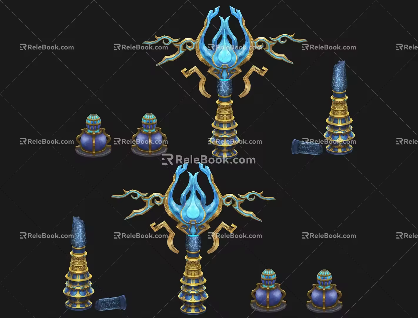 Modern Column 3d model