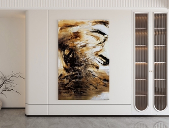 modern abstract painting abstract decorative painting 3d model